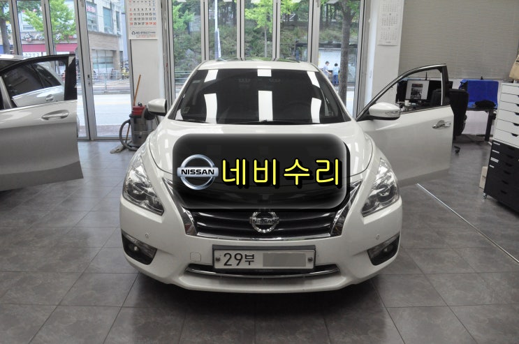  닛산 알티마 아이머큐리 T1 네비게이션 전원불량 블랙아웃 메인보드 고장수리 - 수원테크(수입차오디오AV모니터수리전문)