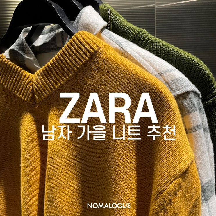  가을 대비자라 23AW 남자 니트 추천