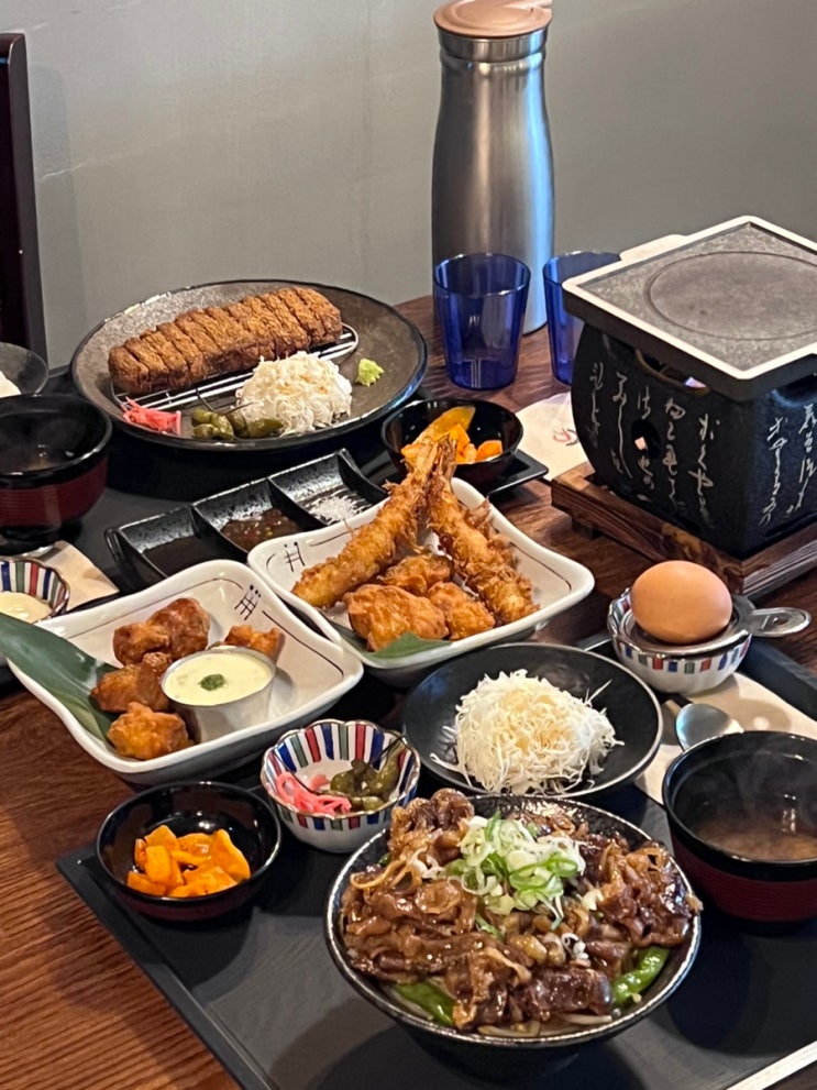  이수역밥집 후라토식당 규카츠, 우삼겹덮밥 메뉴 분위기