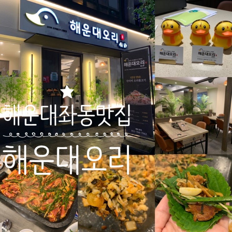 해운대 좌동맛집 / 좌동재래시장맛집 해운대오리 산더미 오리불고기 가족외식 모임장소로 추천해요 (+ 메뉴, 분위기, 주차, 맛후기 등)