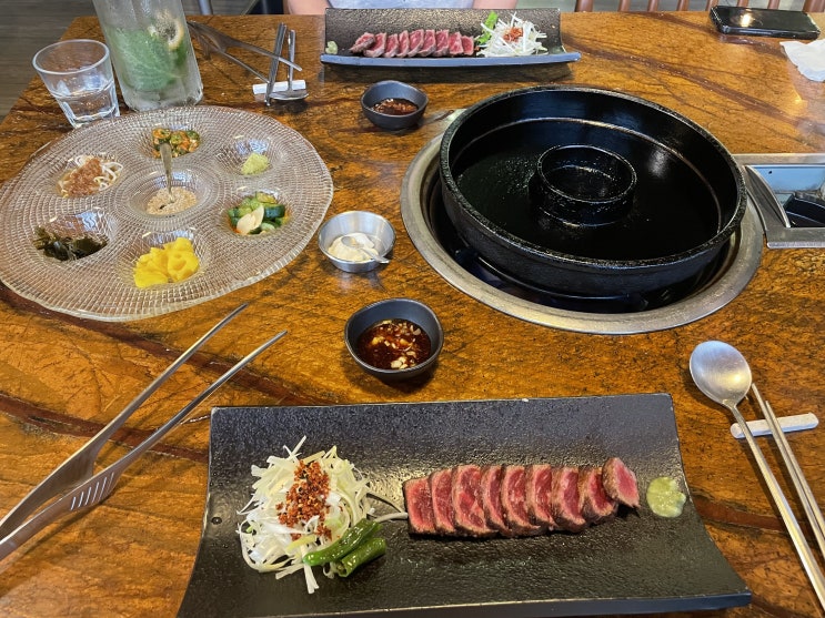  잠실 데이트 석촌호수 맛집 도쿄등심 잠실점 디너코스 후기