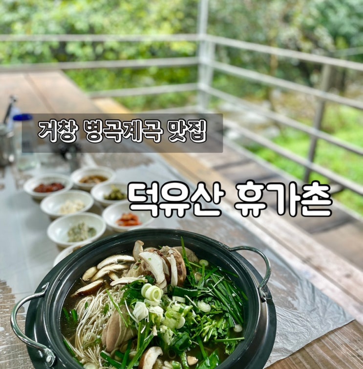  거창 병곡계곡 맛집 / 덕유산 휴가촌 : 약초토종닭백숙