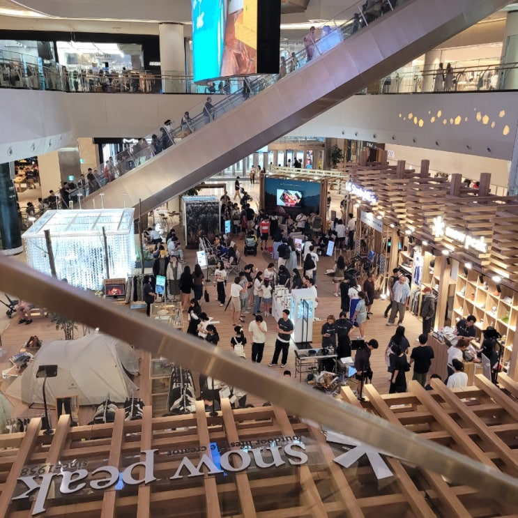  LG스탠바이미, 스노우 피크 팝업