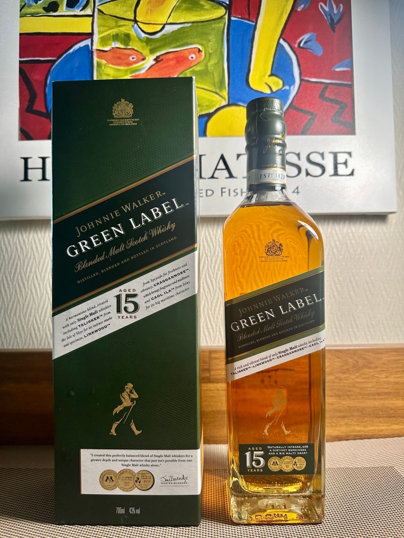 조니워커 그린라벨 JOHNNIE WALKER GREEN LABEL 700ML 가격 비교 및 테이스팅 노트 그리고 간략 정보 : 네이버  블로그