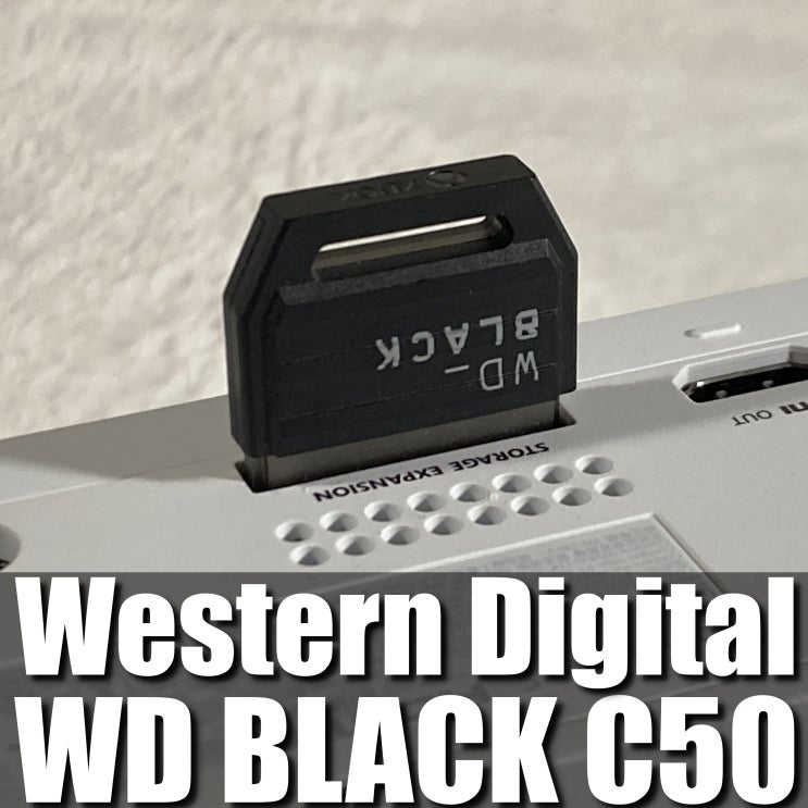 &lt;웨스턴디지털-WD BLACK C50&gt; Xbox 외장 스토리지 카드 리뷰