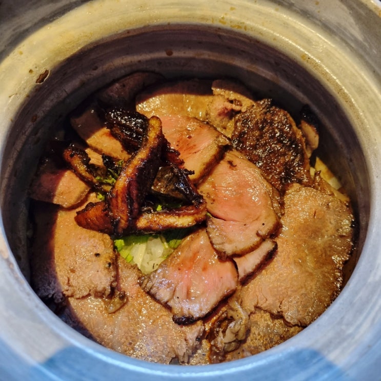  유후인 맛집 유후마부시 고기덮밥 먹고 왔어요.