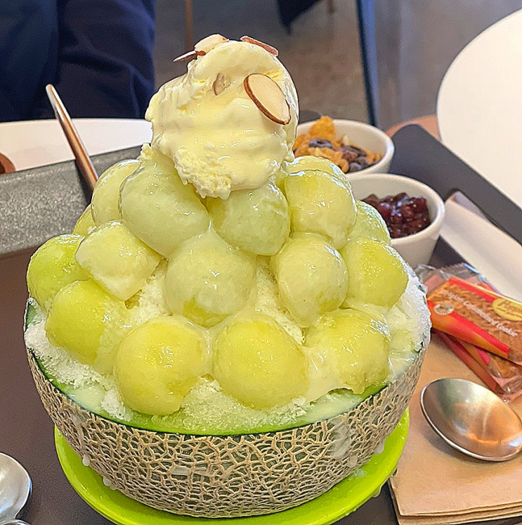  김해 빙수 맛집 메론빙수 후기 : 동네한바퀴