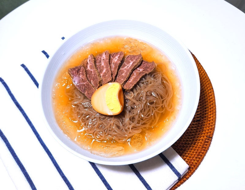 다시다 냉면 육수 만들기 냉면 다시다 레시피