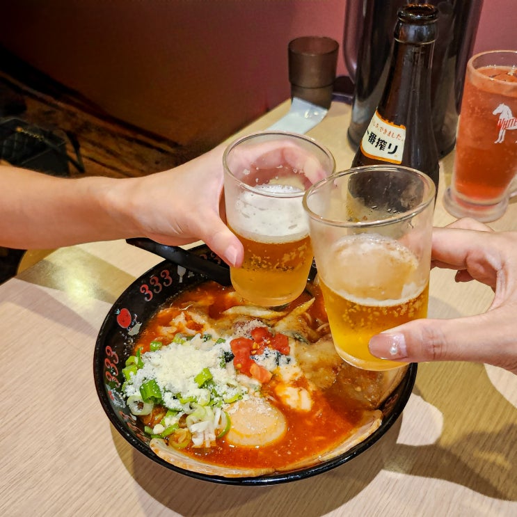  후쿠오카 텐진 라멘 맛집 처음 맛본 토마토라멘 다이묘본점