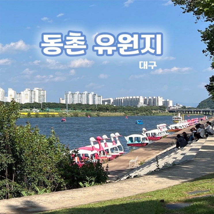  [대구 여행지] 공원의 여유로움이 한가득, 동촌 유원지