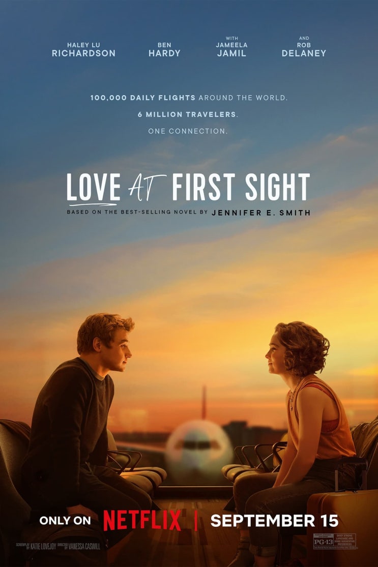 넷플릭스 영화, 23년 최고의 로맨틱코미디 영화, 러브 앳 퍼스트 사이트, 첫눈에 반할 통계적 확률, Love at First Sight, 미국, 2023