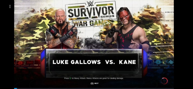 [WWE 가상대결] 루크 갤로우스 vs 케인