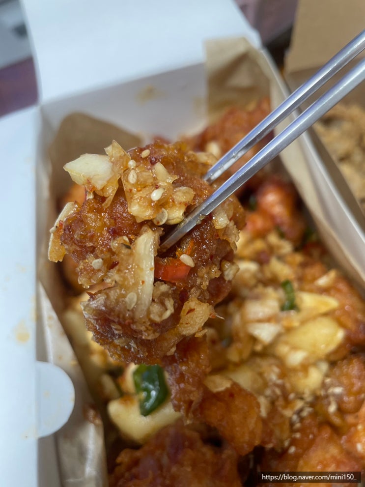  내돈내산/맛집_꿀맛대전 마늘소스가 아닌 진짜 생마늘을 갈아넣은 치킨맛집 국민마늘치킨