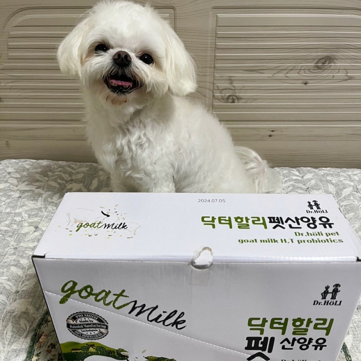  닥터할리 펫 산양유 유산균 펫밀크 강아지가 잘먹어요