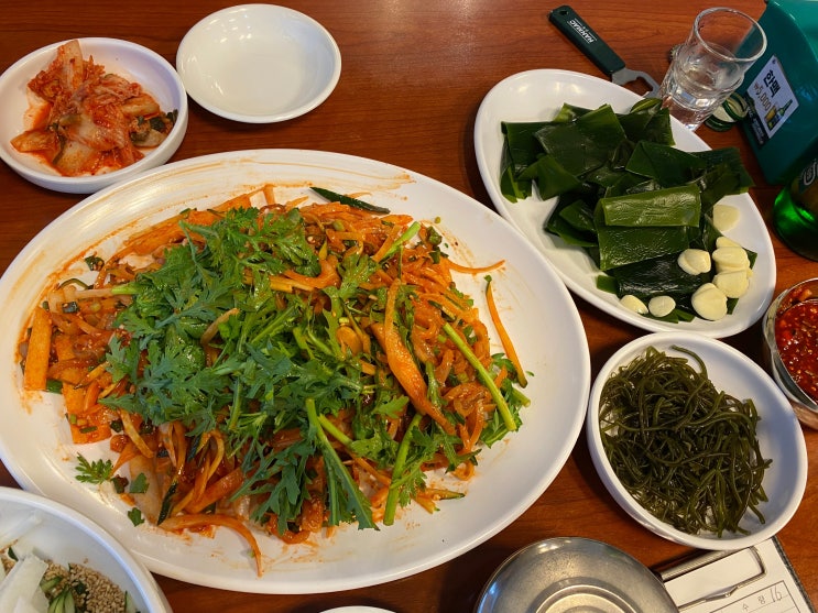  광화문 영덕회식당 물회 막회