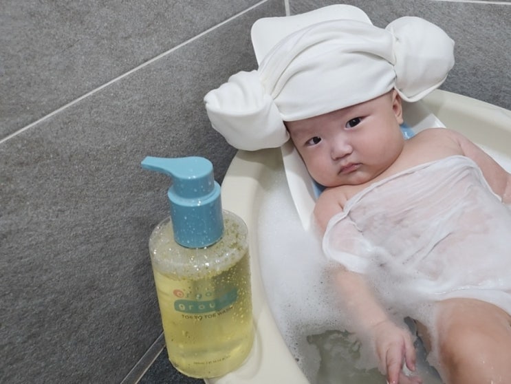  오가닉그라운드 바디워시 탑투토워시 아기 신생아 목욕용품