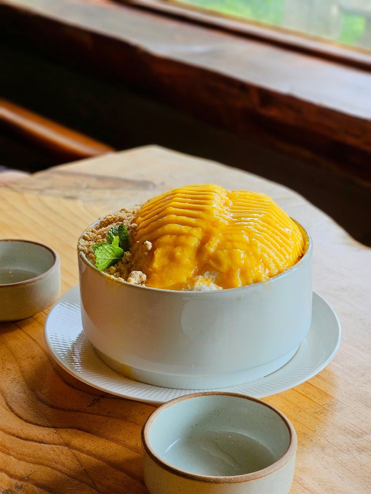  신라호텔 뺨치는 평택 도일동 망고빙수맛집 카페길섶
