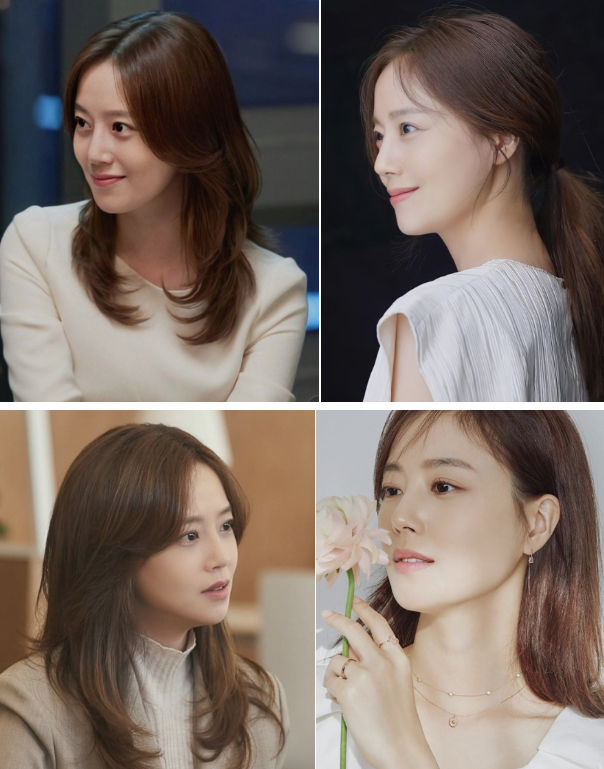  여쿨 뮤트 연예인 여쿨뮤트염색 어떤게 어울릴까? / 여름쿨톤
