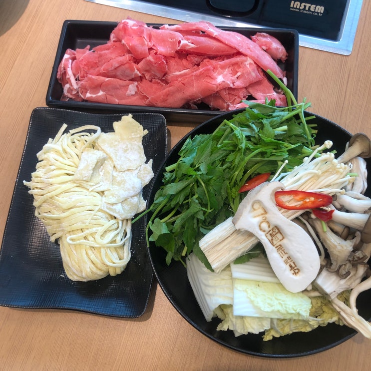  영종도 샤브샤브 97도씨샤브칼국수 영종하늘도시 칼국수 찐맛