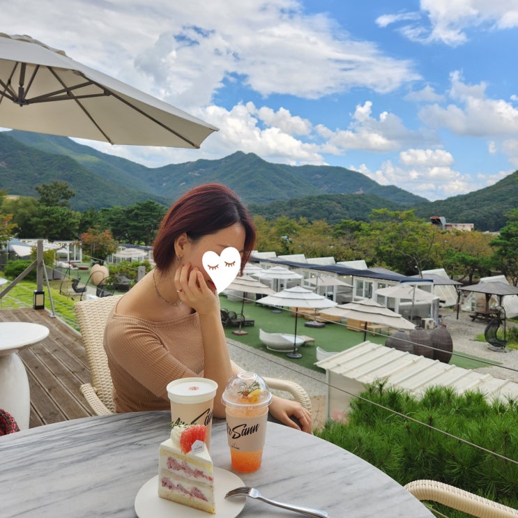  공주 동학사카페 에어산 가을 가볼만한곳