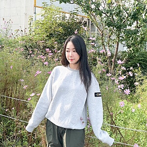 내셔널지오그래픽 오버핏 맨투맨 브랜드 추천 여자 기모 와펜 스웻셔츠 코디
