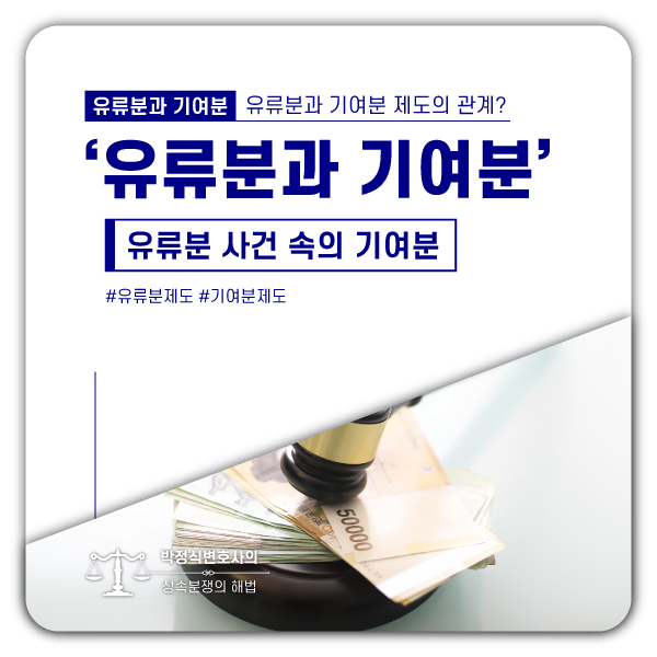  기여분제도, 기여분과 유류분의 관계