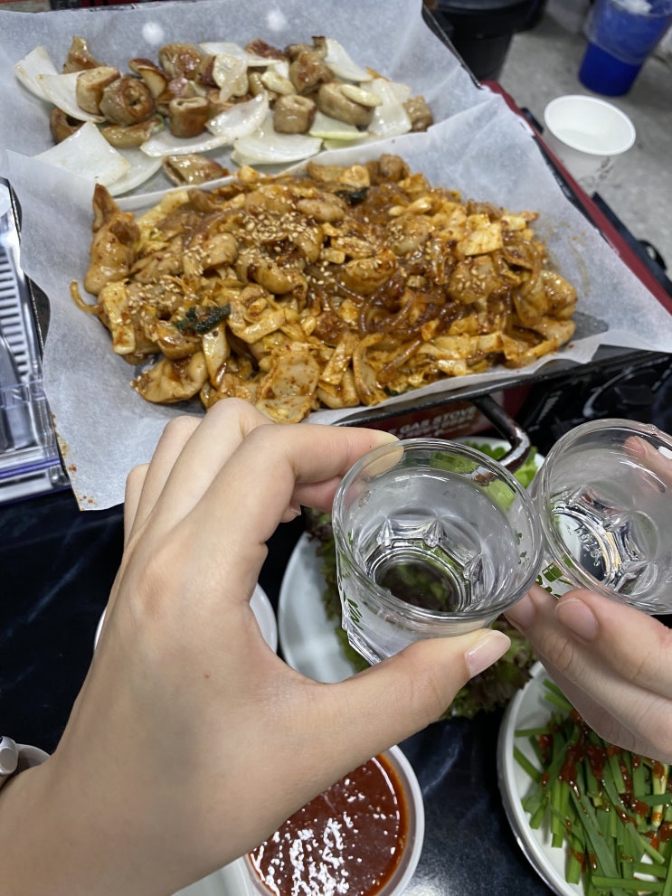  [굽은다리역 맛집] "왕십리왕곱창 굽은다리점" 굽은다리 막창 맛집 가성비 짱
