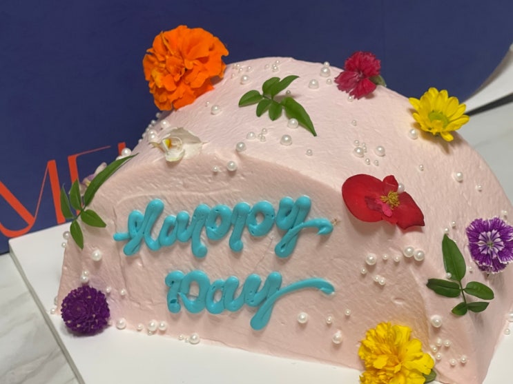 삼성역 레터링 생일케이크 멜로드도산 현대백화점 무역센터점
