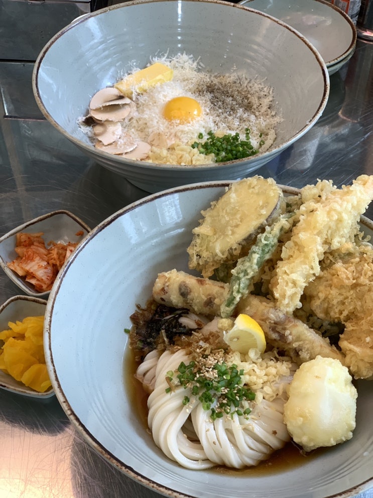  광주첨단맛집 :: 전통 사누끼 자가제면 냉우동 전문점 ,첨단올데이우동 올데이붓카케우동 타마버터우동