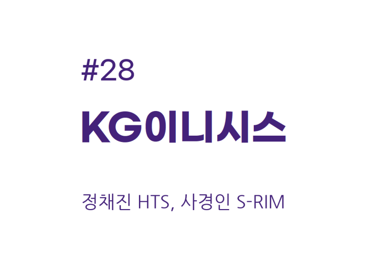  [종목공부] KG이니시스 주가, IT SW SVC, 인터넷 서비스 [재무데이터, S-RIM]