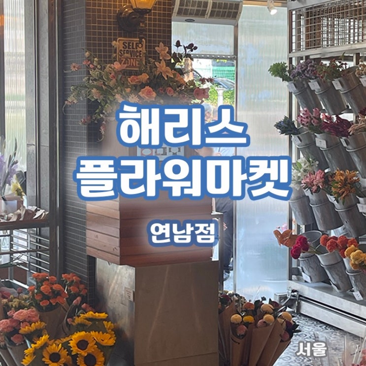  [서울/홍대] 내 꽃다발은 내가 조합한다! 해리스플라워 마켓