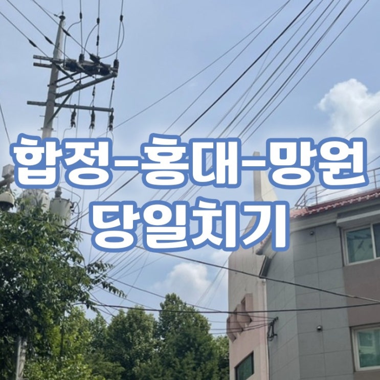  [마포구/합정-홍대-망원] 알차게 서울에서 하루 놀아보자!