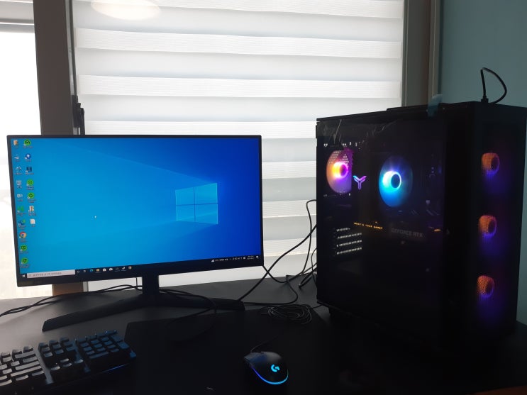  갈산동 조립컴퓨터 라이젠5 5600 ASUS A320M-K RTX3060 TI 출장 조립 윈도우설치