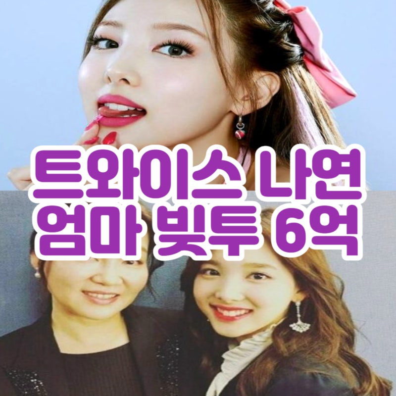 트와이스 나연 집안 엄마 빚투 6억 논란 전남친 연인 패소