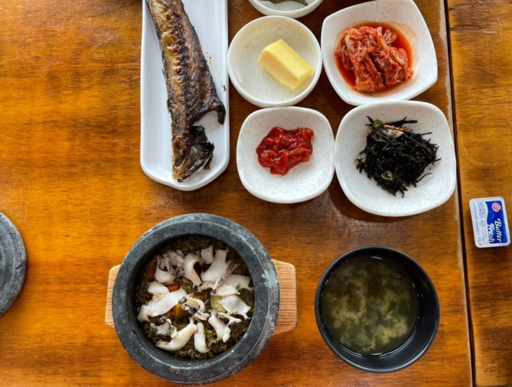  제주맛집 동쪽  구좌 평대 세화 맛집 명진전복 전복솥밥 후기