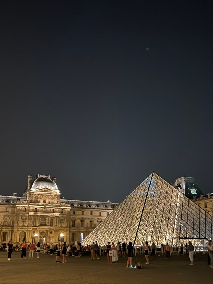 파리 여행 : 루브르 박물관 야경 후기