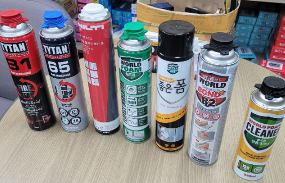 우레탄폼 종류와 사용법