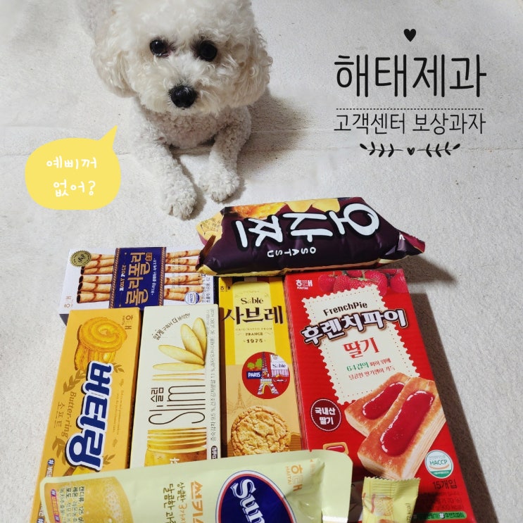  과자가 없어서 해태제과 고객센터에 문의한 후기