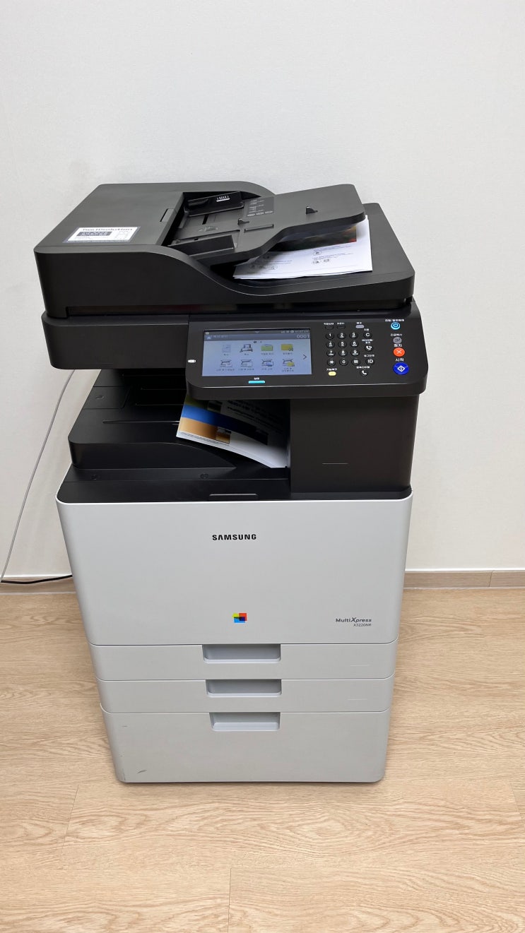  용산 복합기렌탈 컬러복합기 삼성 SL-X3220NR 설치후기