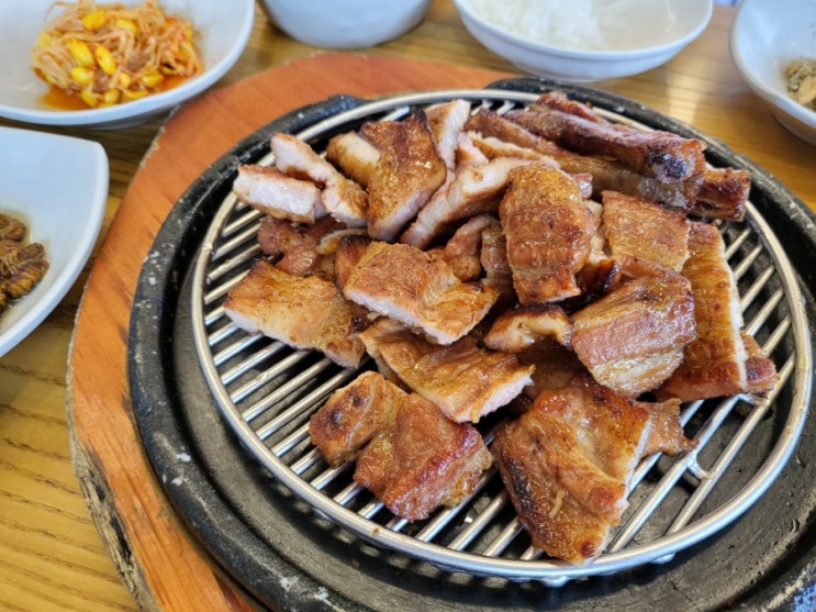 [송가] 전주 삼천동 구워서 나오는 돼지갈비 맛집