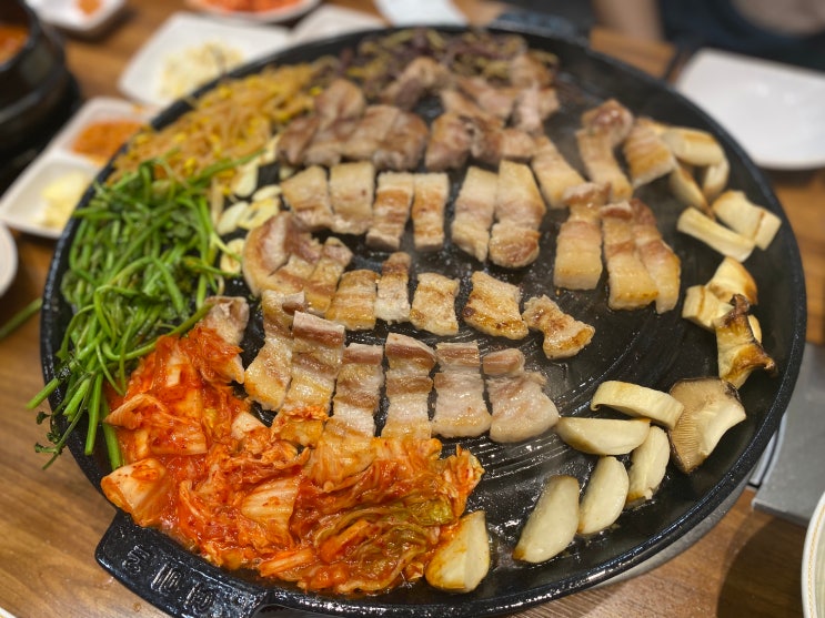  [산성역 포레스티아 맛집]  추억의 솥뚜껑 삼겹살 "은돈" 외식 추천 성남산성역맛집