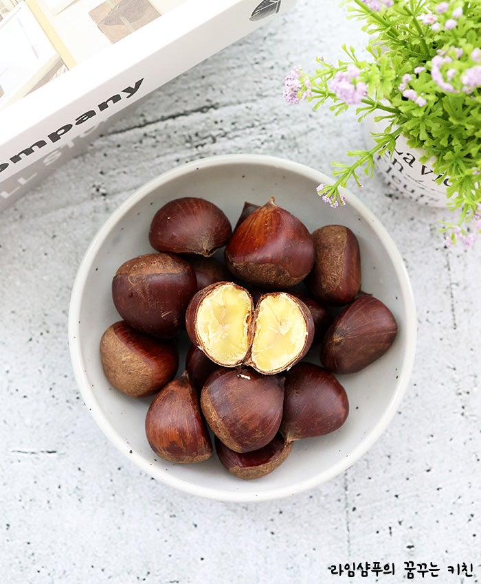 밤 삶는법 냄비 밤 삶기 밤삶는시간 밤 맛있게 찌는법 밤찌는시간 생밤 보관법