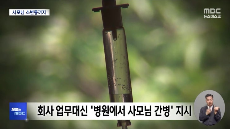 직원에게 사모님 병수발 자녀 피부과 동행 일본계 화장품 한국지사 사장 갑질 지시 누구 이름 대형 로펌