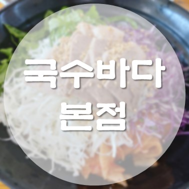 [국내/제주도] 서귀포 대포동 국수 맛집 국수바다 본점에서 혼밥 하기
