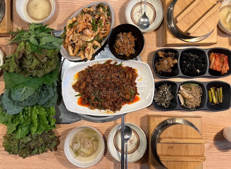  금정동맛집 명가시골밥상 군포백반 군포쌈밥