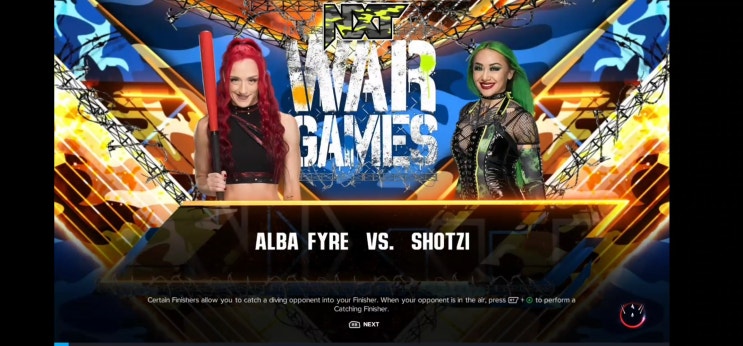 [WWE 가상대결] 알바 파이어 vs 쇼치
