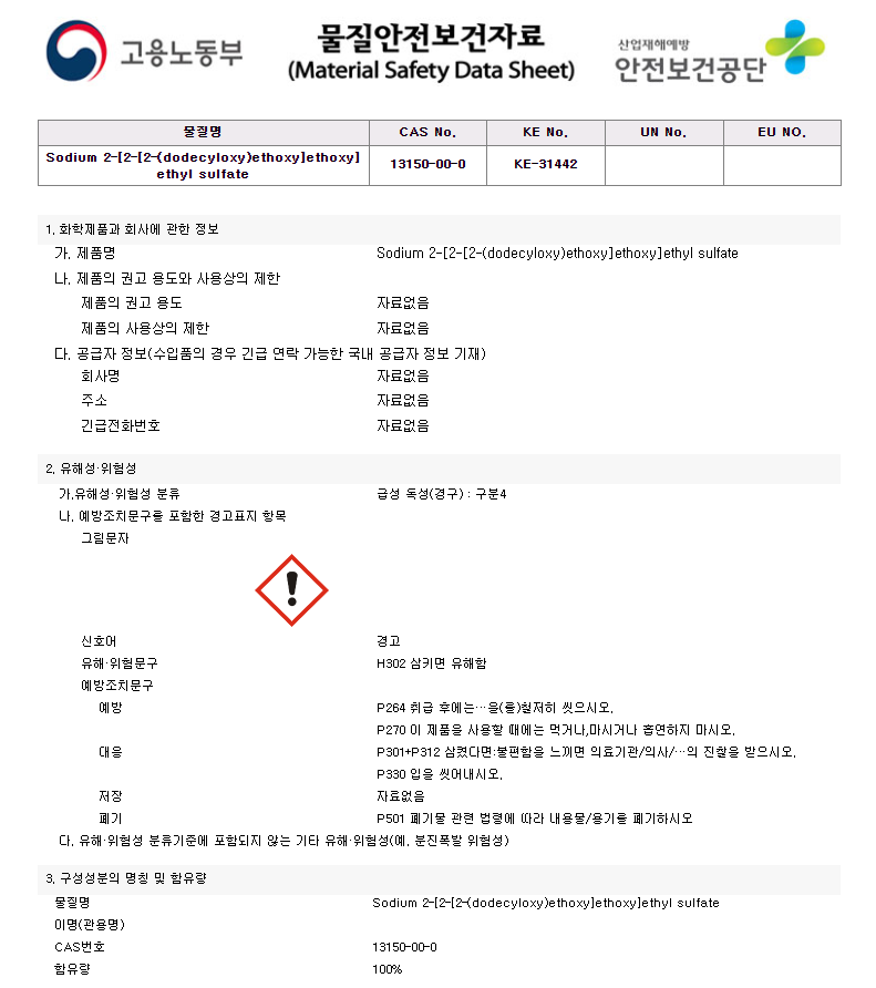MSDS의 16가지 기재 항목 및 항목별 활용방법 : 네이버 블로그