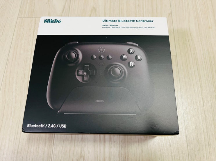  [스위치] 8Bitdo Ultimate Bluetooth Controller가 도착했다(feat.백 버튼 설정/스위치 깨우는 방법)