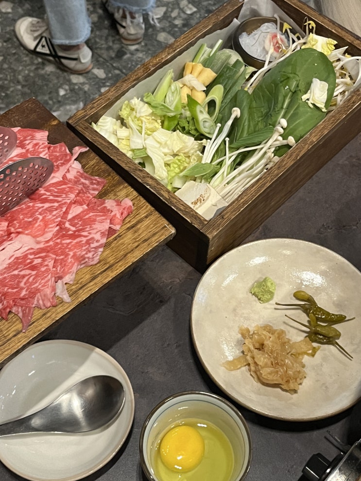  범계맛집 범계역일식당 만들어먹는 과정이 재밌었던 스키야키맛집 스키야키미복 Sukiyakimibok 범계역맛집