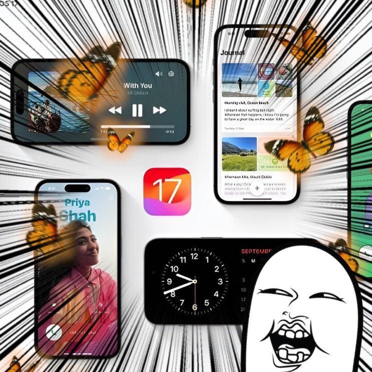 아이폰 iOS17 업데이트 : 신기능 변화 정리 - 어떤게 바뀌나?